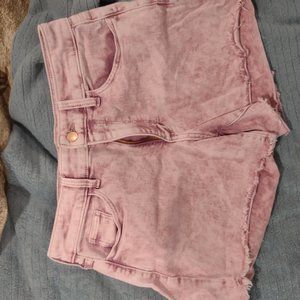 Universal Thread pink acid wash shorts